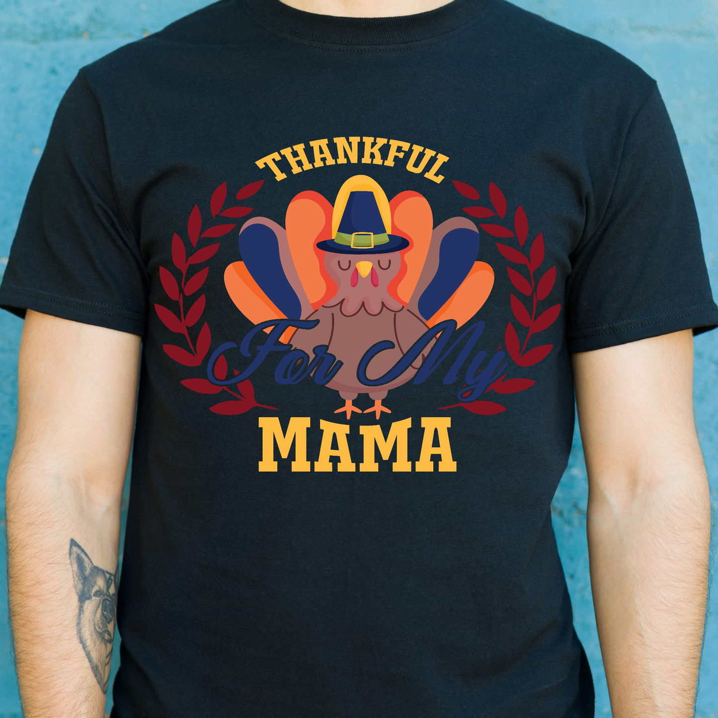 Thankful mama Thanksgiving unisex t-shirt - Premium t-shirt from Lees Krazy Teez - Just $21.95! Shop now at Lees Krazy Teez