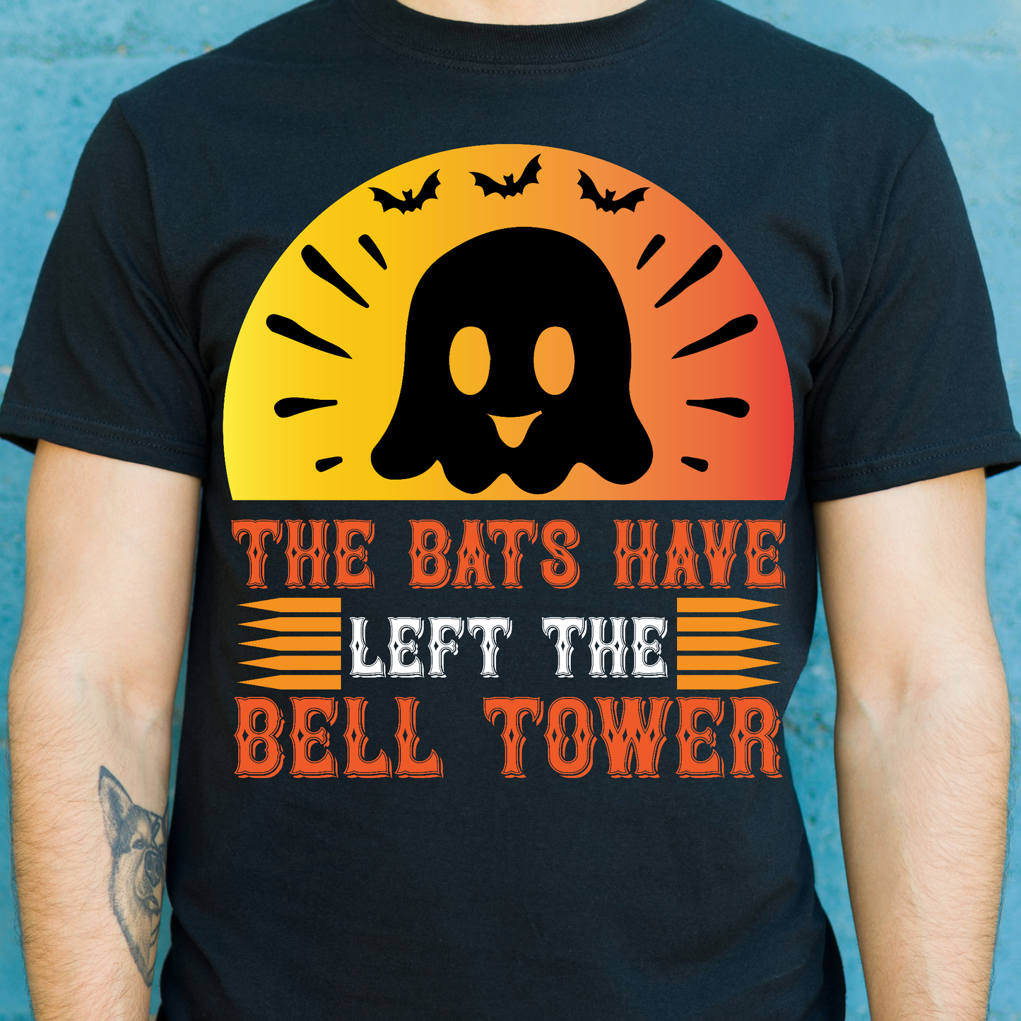 The bats have left the bell tower Halloween t-shirt - Premium t-shirt from Lees Krazy Teez - Just $21.95! Shop now at Lees Krazy Teez