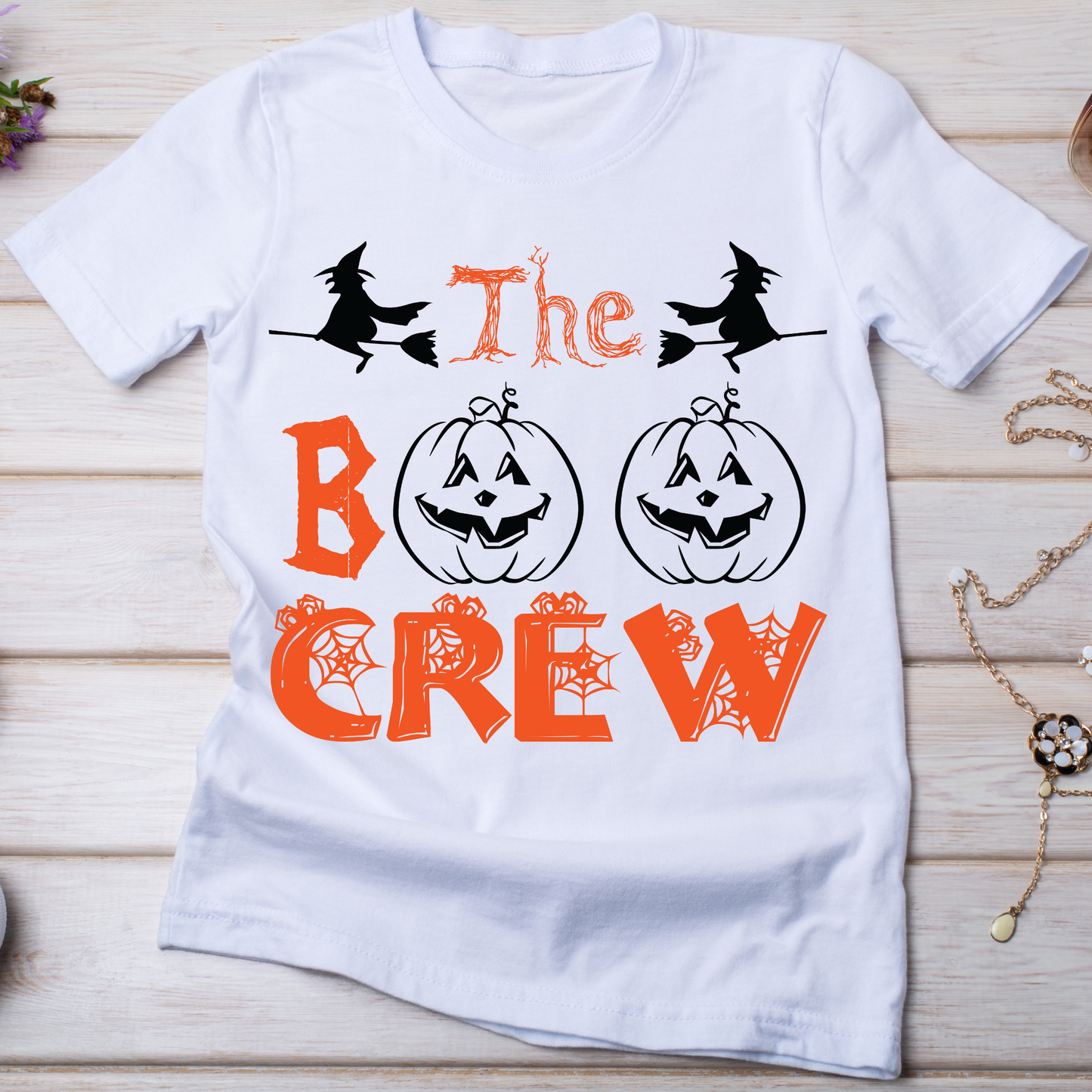The boo crew Women's Halloween t-shirt - Premium t-shirt from Lees Krazy Teez - Just $19.95! Shop now at Lees Krazy Teez