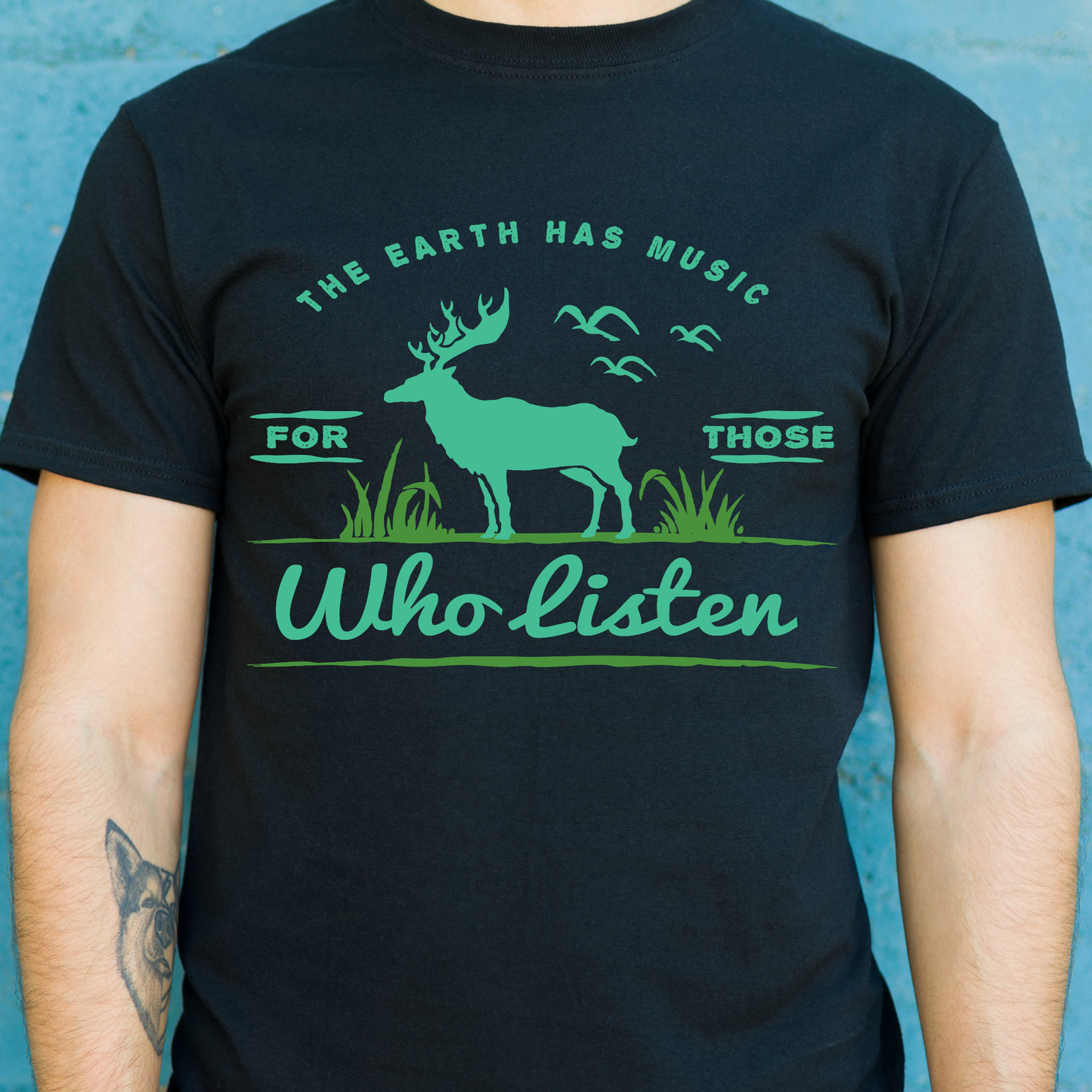 The earth has music for those who listen Men's t-shirt - Premium t-shirt from Lees Krazy Teez - Just $19.95! Shop now at Lees Krazy Teez