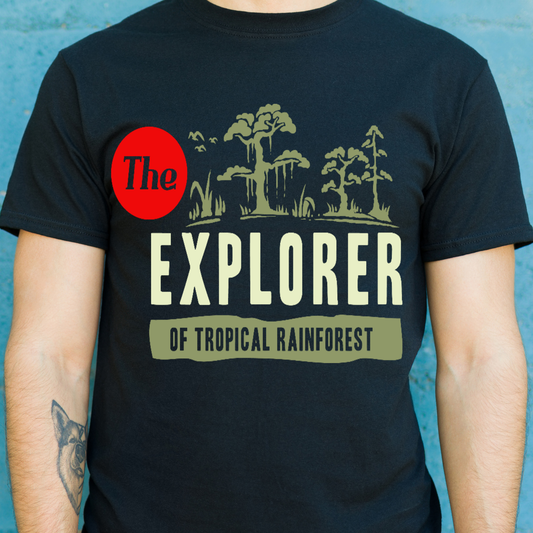 The explorer of tropical rainforest Men's t-shirt - Premium t-shirt from Lees Krazy Teez - Just $19.95! Shop now at Lees Krazy Teez
