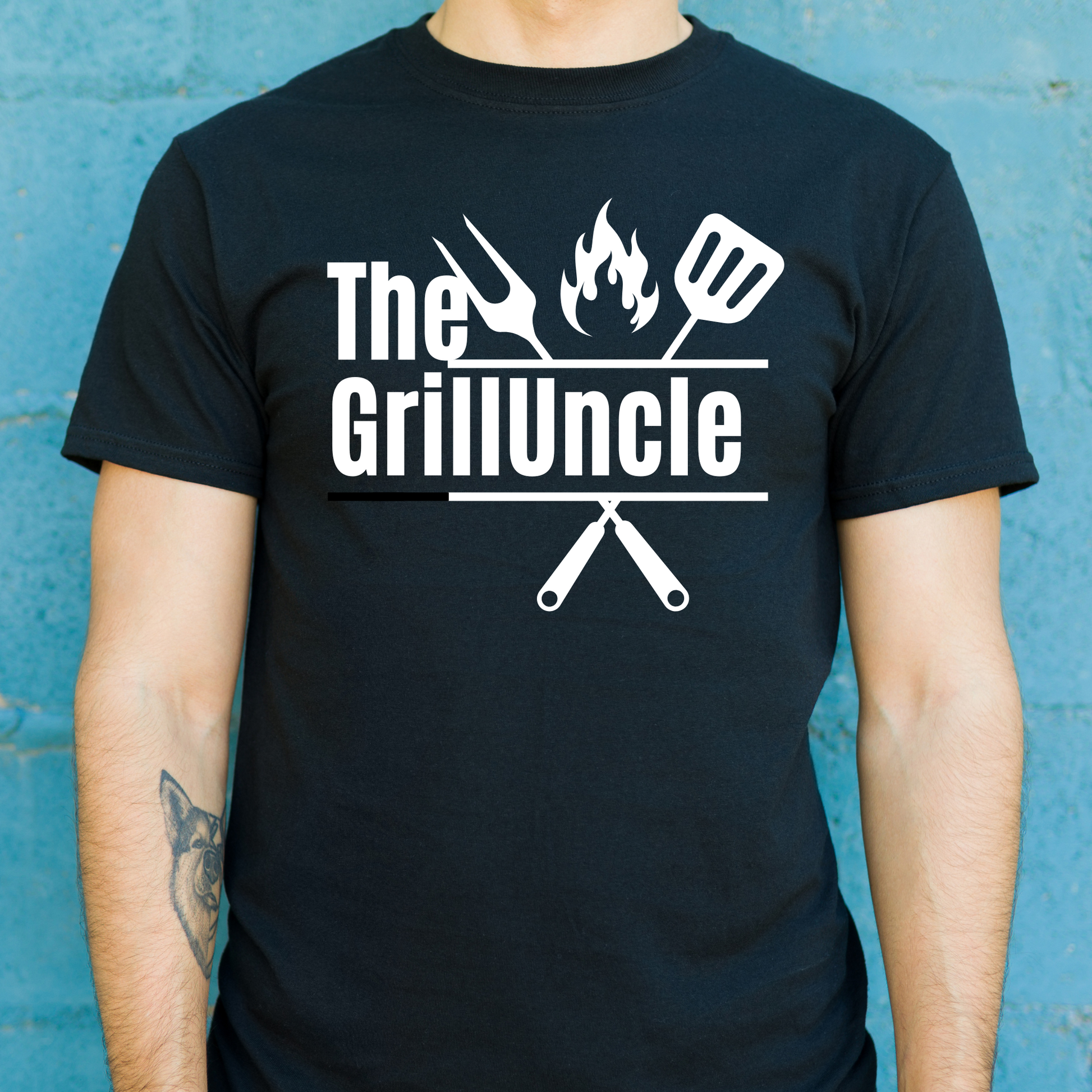 The grill uncle awesome uncle Men's t-shirt - Premium t-shirt from Lees Krazy Teez - Just $21.95! Shop now at Lees Krazy Teez