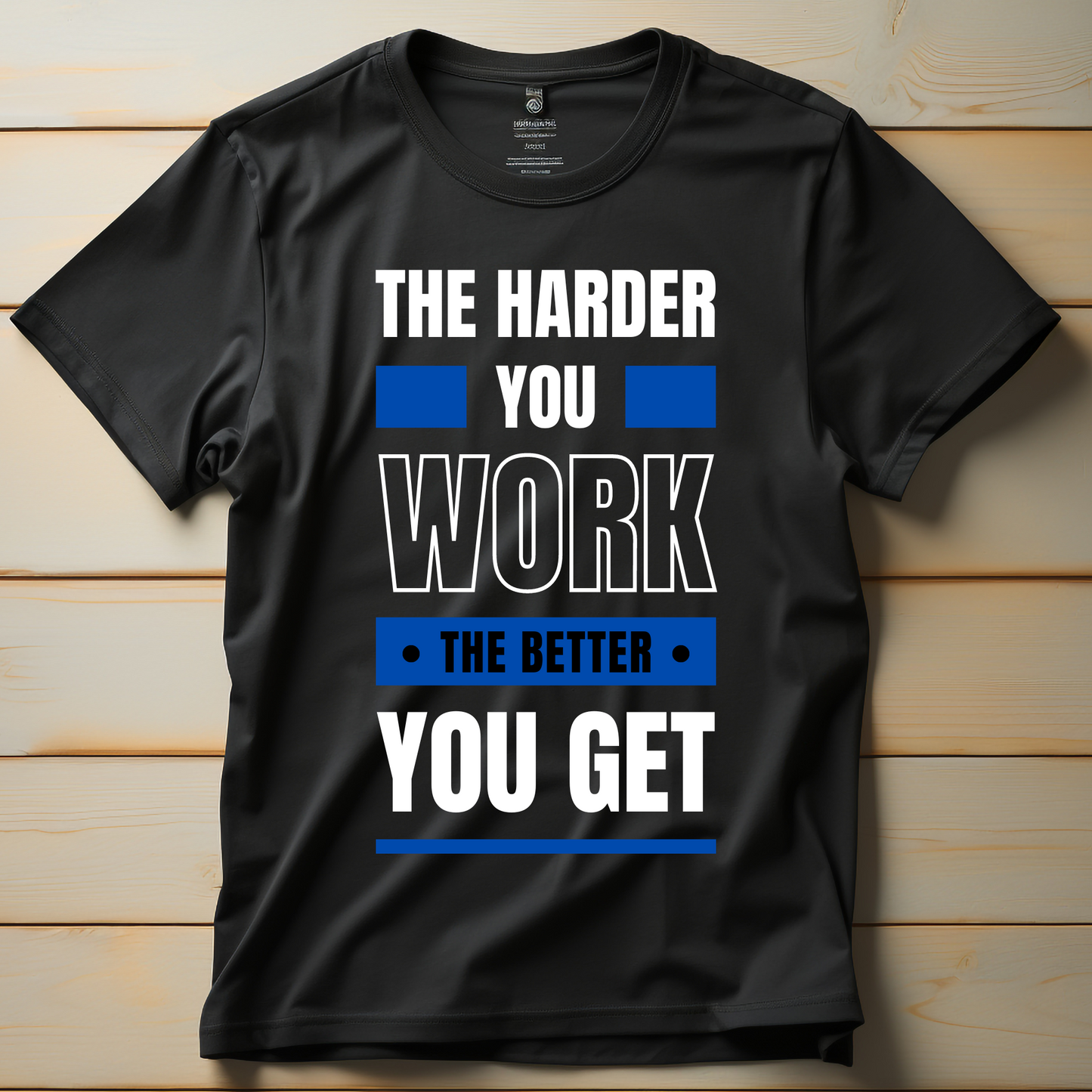 The harder you work the better you get cool work tshirt - Premium t-shirt from Lees Krazy Teez - Just $21.95! Shop now at Lees Krazy Teez
