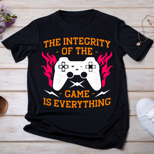 The integrity of the game is everything Women's gamer tee - Premium t-shirt from Lees Krazy Teez - Just $19.95! Shop now at Lees Krazy Teez