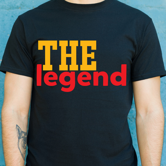 The legend awesome cool graphic Men's tee - Premium t-shirt from Lees Krazy Teez - Just $21.95! Shop now at Lees Krazy Teez