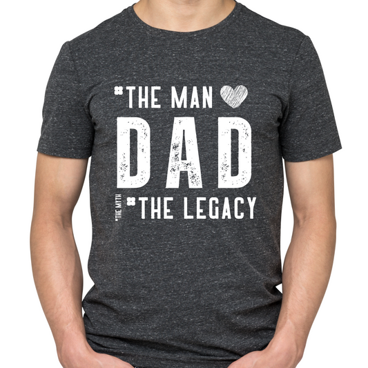 The man Dad the legacy - daddy awesome t-shirt - Premium t-shirt from Lees Krazy Teez - Just $21.95! Shop now at Lees Krazy Teez