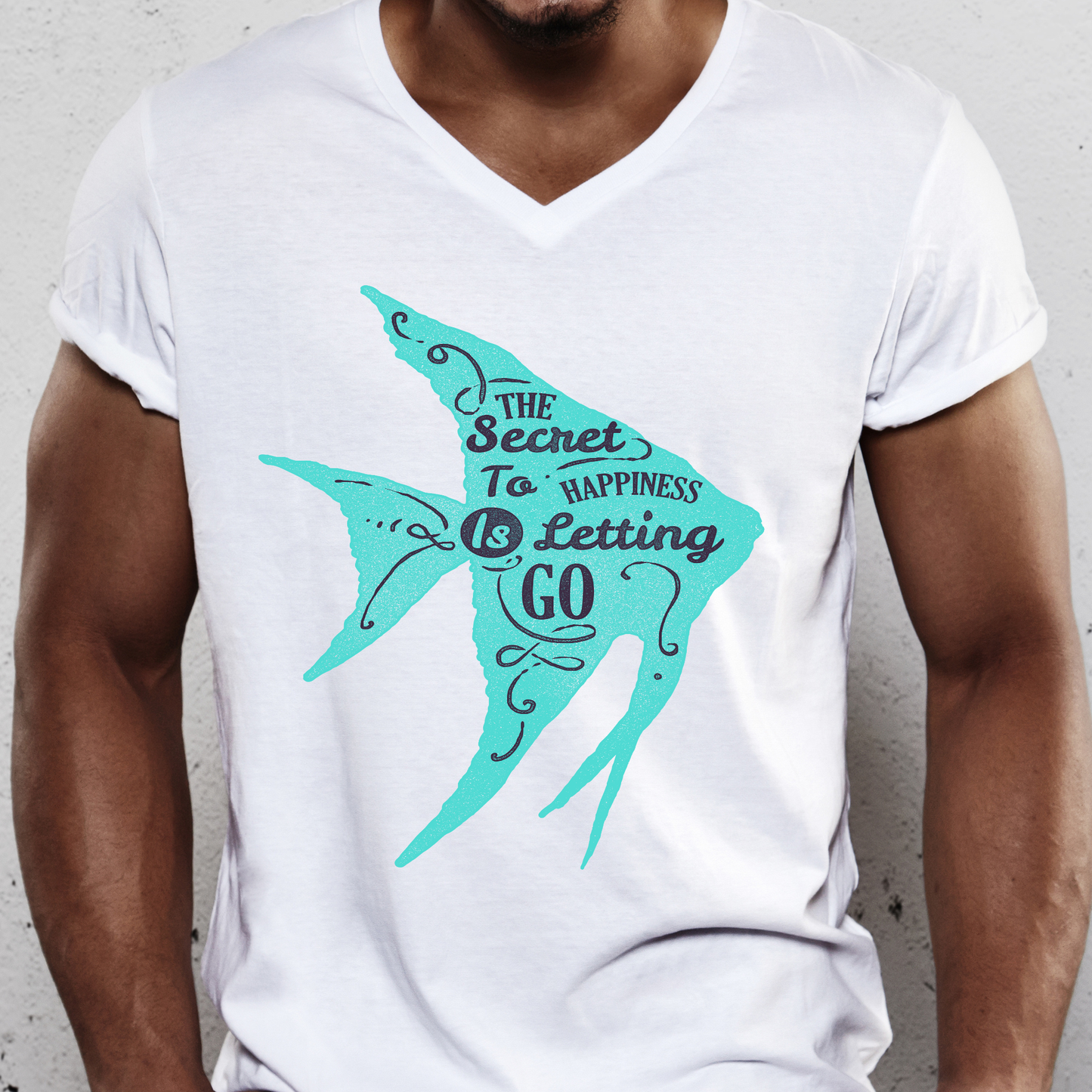 The secret to happiness is letting go Men's t-shirt - Premium t-shirt from Lees Krazy Teez - Just $19.95! Shop now at Lees Krazy Teez