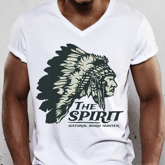 The spirit natural born hunter Men's t-shirt - Premium t-shirt from Lees Krazy Teez - Just $19.95! Shop now at Lees Krazy Teez