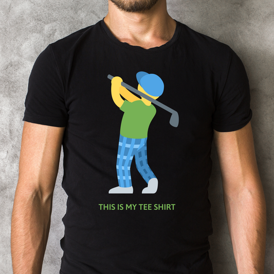 This is my tee Men's - funny golf shirts for men - Premium t-shirt from Lees Krazy Teez - Just $24.95! Shop now at Lees Krazy Teez