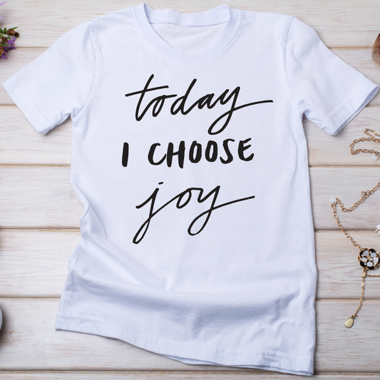 Today i choose joy Women's awesome tee - Premium t-shirt from Lees Krazy Teez - Just $19.95! Shop now at Lees Krazy Teez