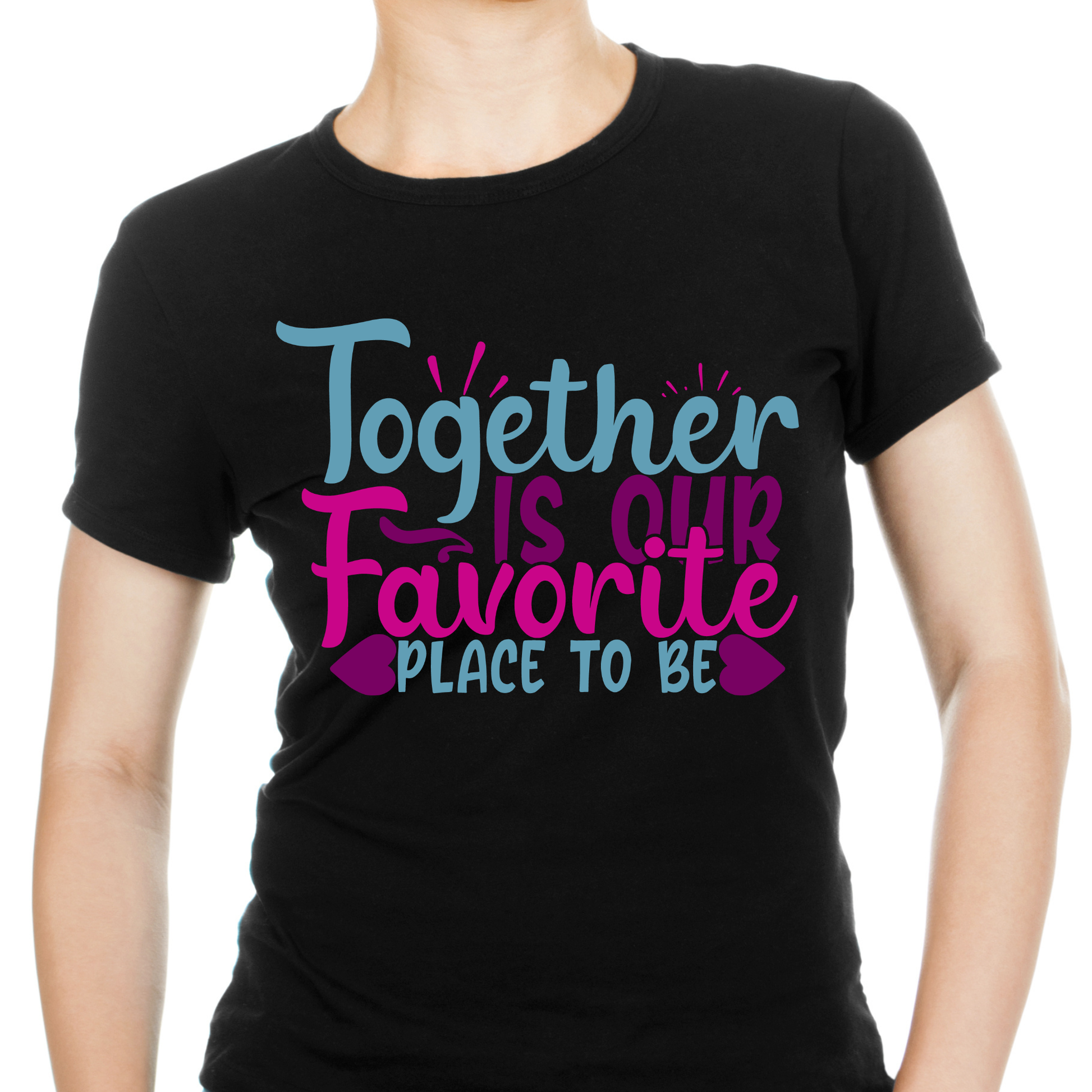 Together is our favorite place to be - t shirts with slogans - Premium t-shirt from Lees Krazy Teez - Just $21.95! Shop now at Lees Krazy Teez