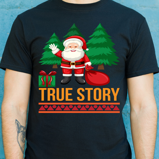 True xmas story Christmas holiday Men's t-shirt - Premium t-shirt from Lees Krazy Teez - Just $21.95! Shop now at Lees Krazy Teez