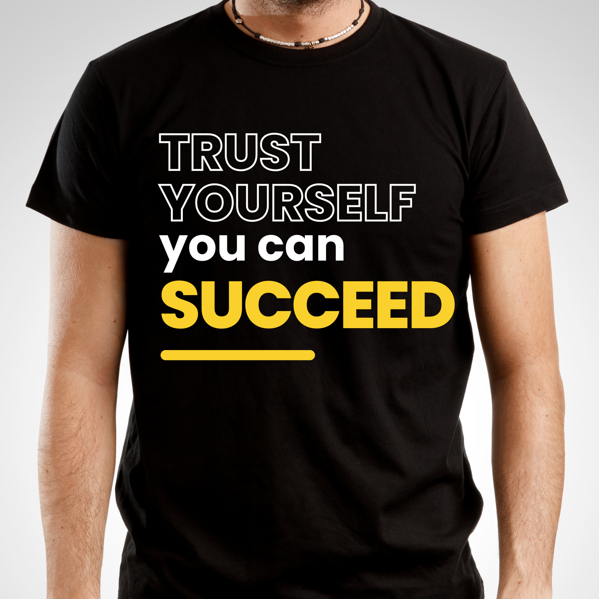 Trust yourself you can succeed - cool awesome t shirt - Premium t-shirt from Lees Krazy Teez - Just $21.95! Shop now at Lees Krazy Teez