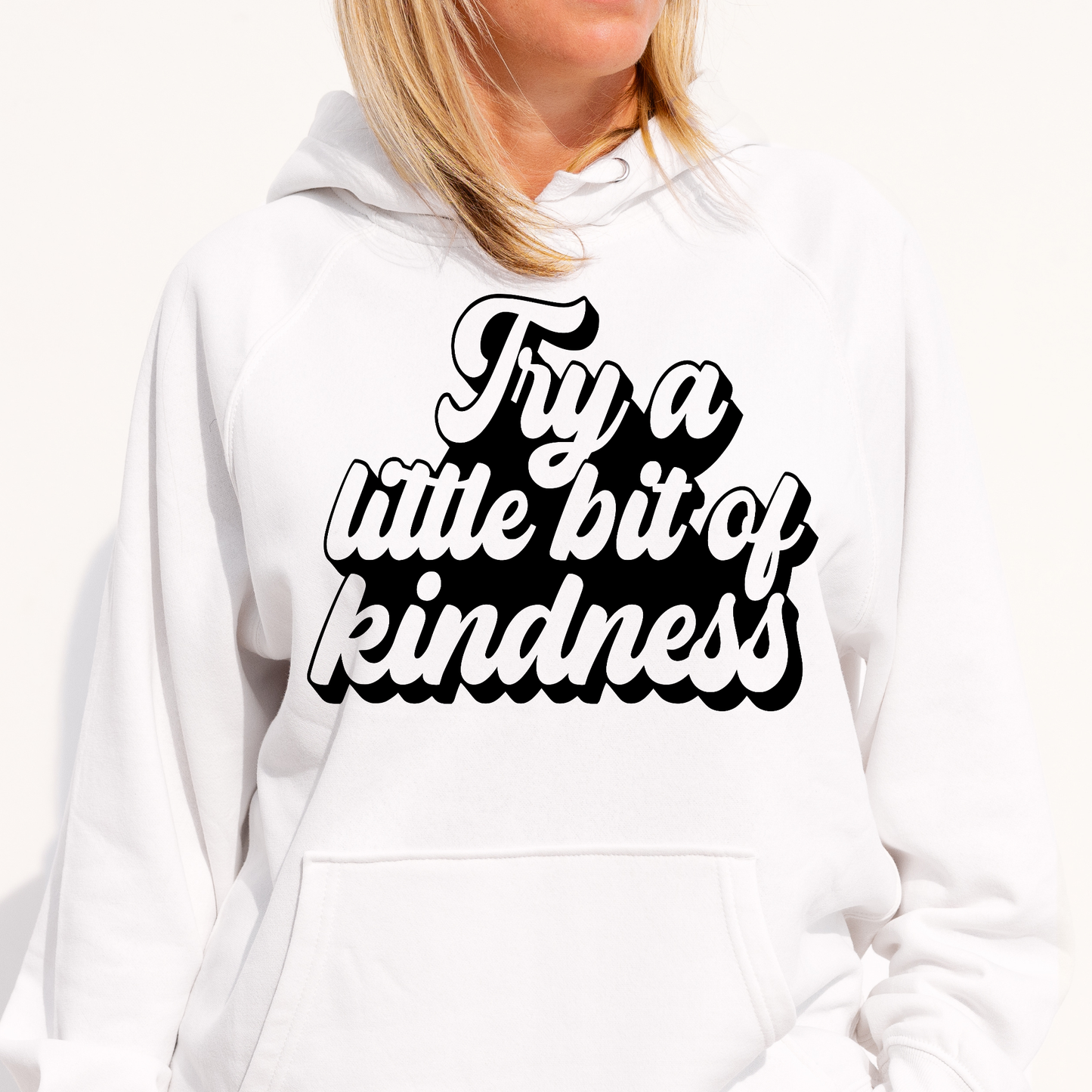 Try a little bit of kindness Women's funny Hoodie - Premium t-shirt from Lees Krazy Teez - Just $39.95! Shop now at Lees Krazy Teez
