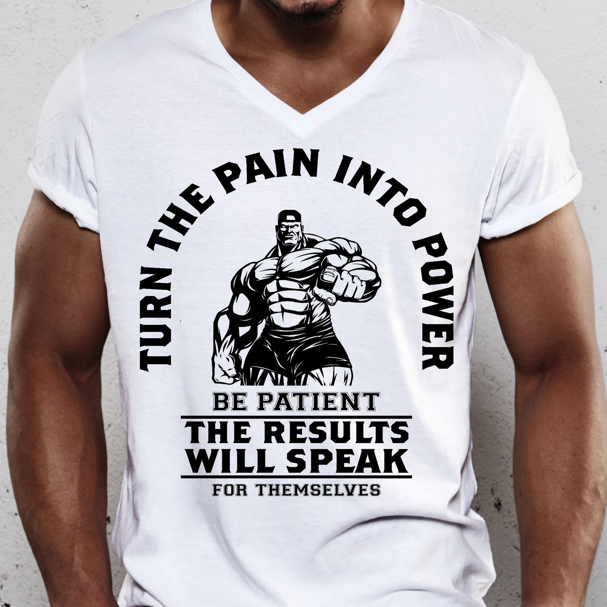Turn the pain into power powerlifting Men's t-shirt - Premium t-shirt from Lees Krazy Teez - Just $19.95! Shop now at Lees Krazy Teez
