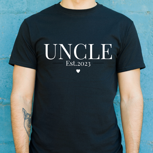 Uncle est 2023 family guy tee - awesome uncle t shirt - Premium t-shirt from Lees Krazy Teez - Just $21.95! Shop now at Lees Krazy Teez