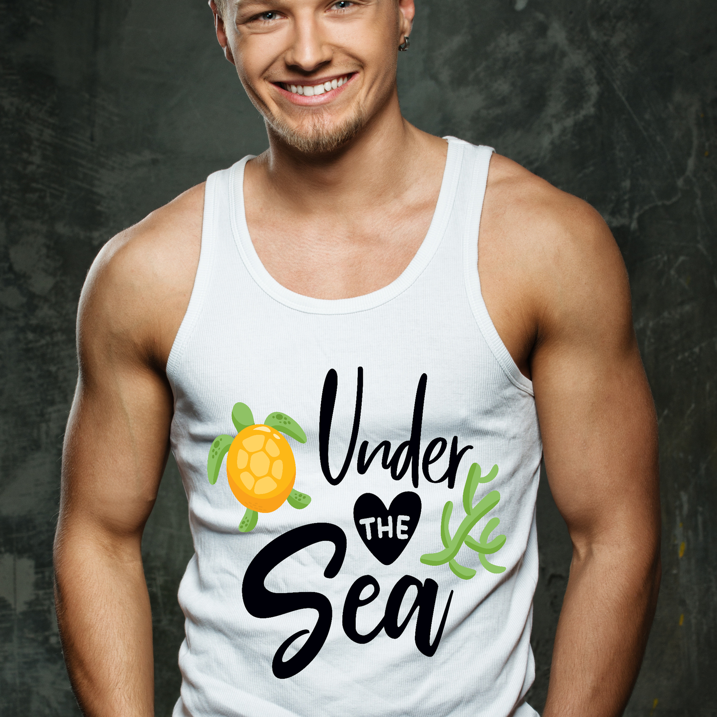 Under the sea vacation Men's tank top - Premium t-shirt from Lees Krazy Teez - Just $19.95! Shop now at Lees Krazy Teez