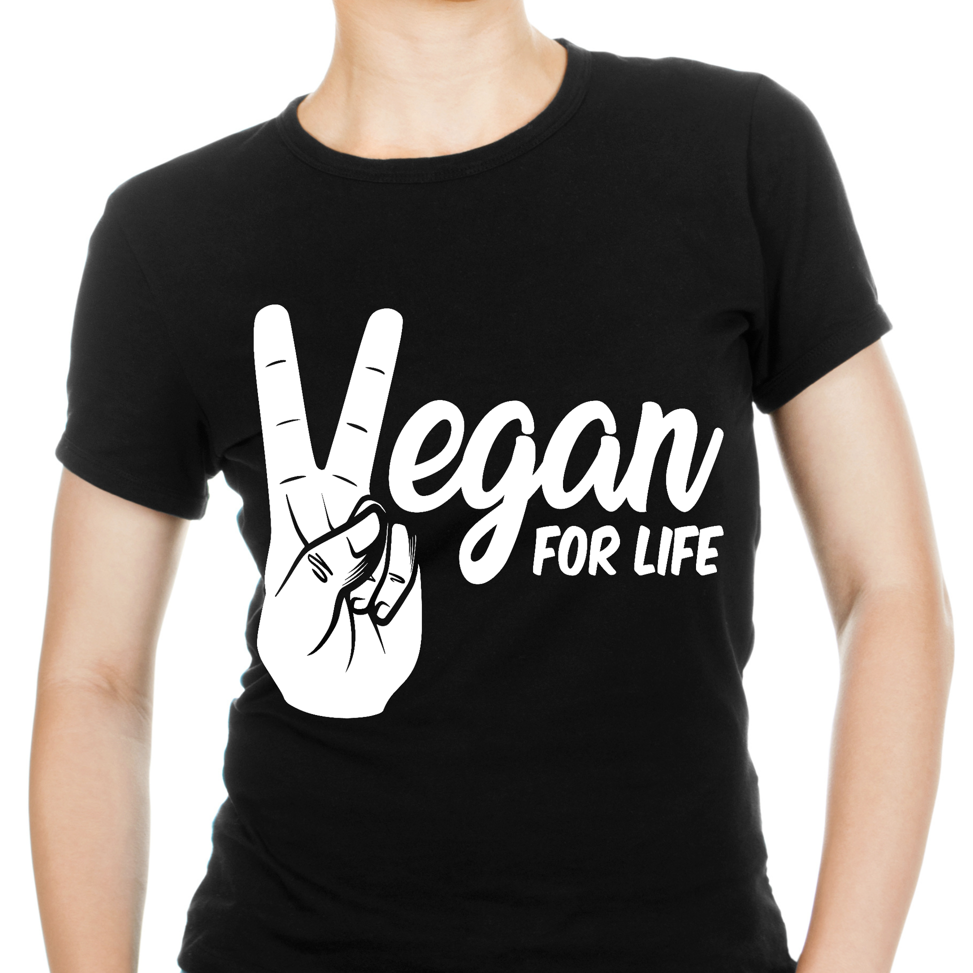 Vegan for life health Women's Vegan t-shirt - Premium t-shirt from Lees Krazy Teez - Just $19.95! Shop now at Lees Krazy Teez