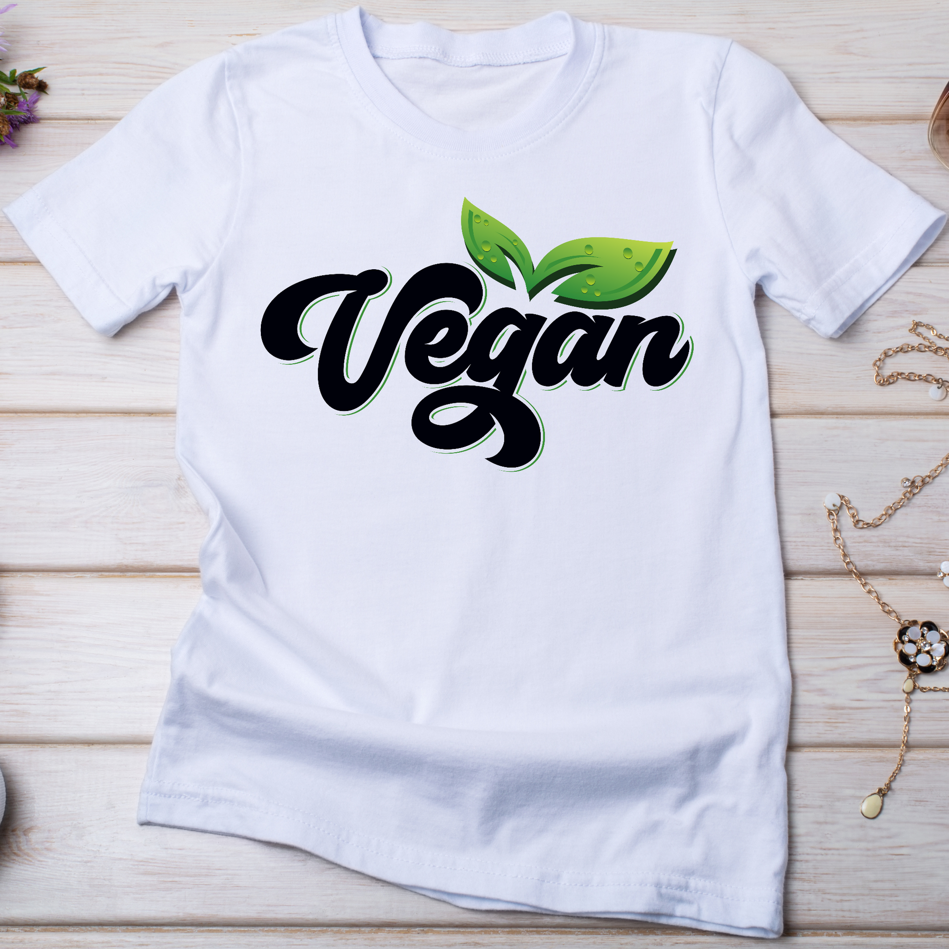 Vegan life awesome Women's vegan t-shirt - Premium t-shirt from Lees Krazy Teez - Just $19.95! Shop now at Lees Krazy Teez