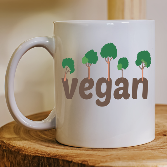 Vegan plant life awesome drinking vegan Mug - Premium mugs from Lees Krazy Teez - Just $24.95! Shop now at Lees Krazy Teez