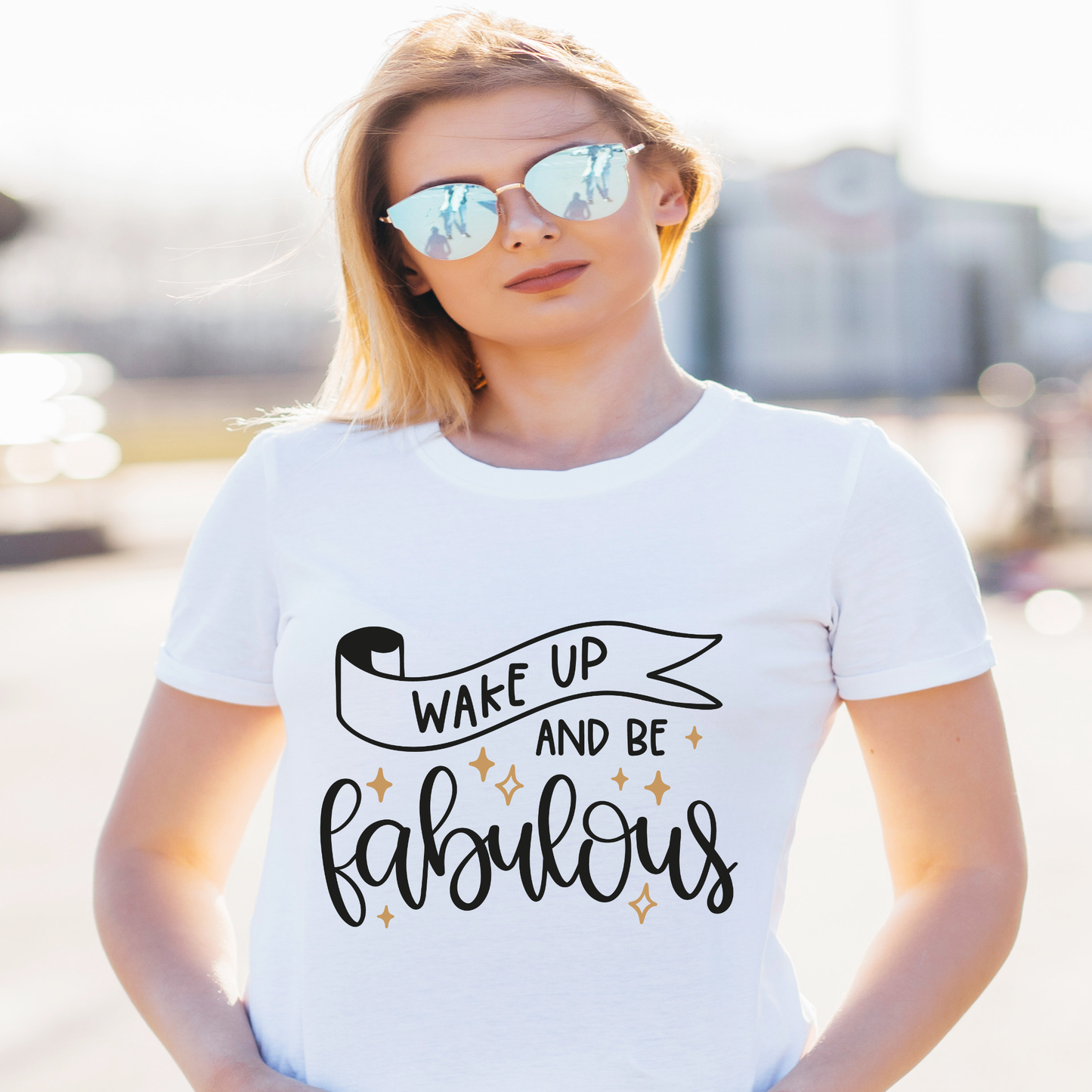 Wake up and be fabolous Women's t-shirt - Premium t-shirt from Lees Krazy Teez - Just $19.95! Shop now at Lees Krazy Teez