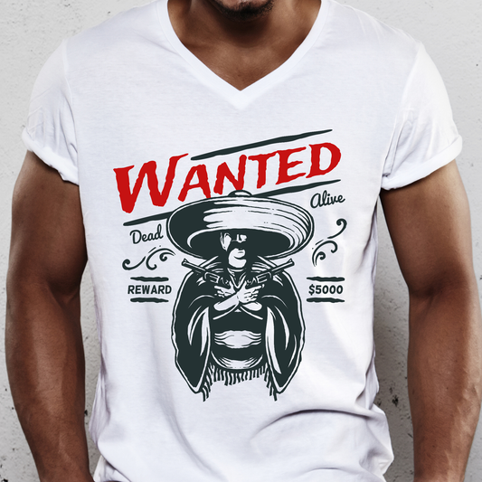 Wanted dead alive reward funny Men's tshirt - Premium t-shirt from Lees Krazy Teez - Just $19.95! Shop now at Lees Krazy Teez