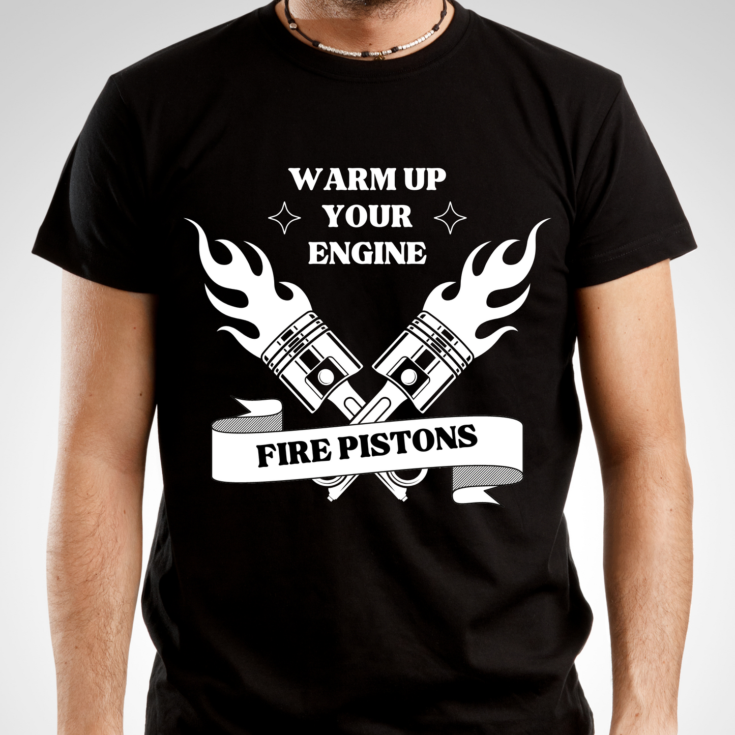 Warm up your engine - Men's awesome tees - Premium t-shirt from Lees Krazy Teez - Just $21.95! Shop now at Lees Krazy Teez