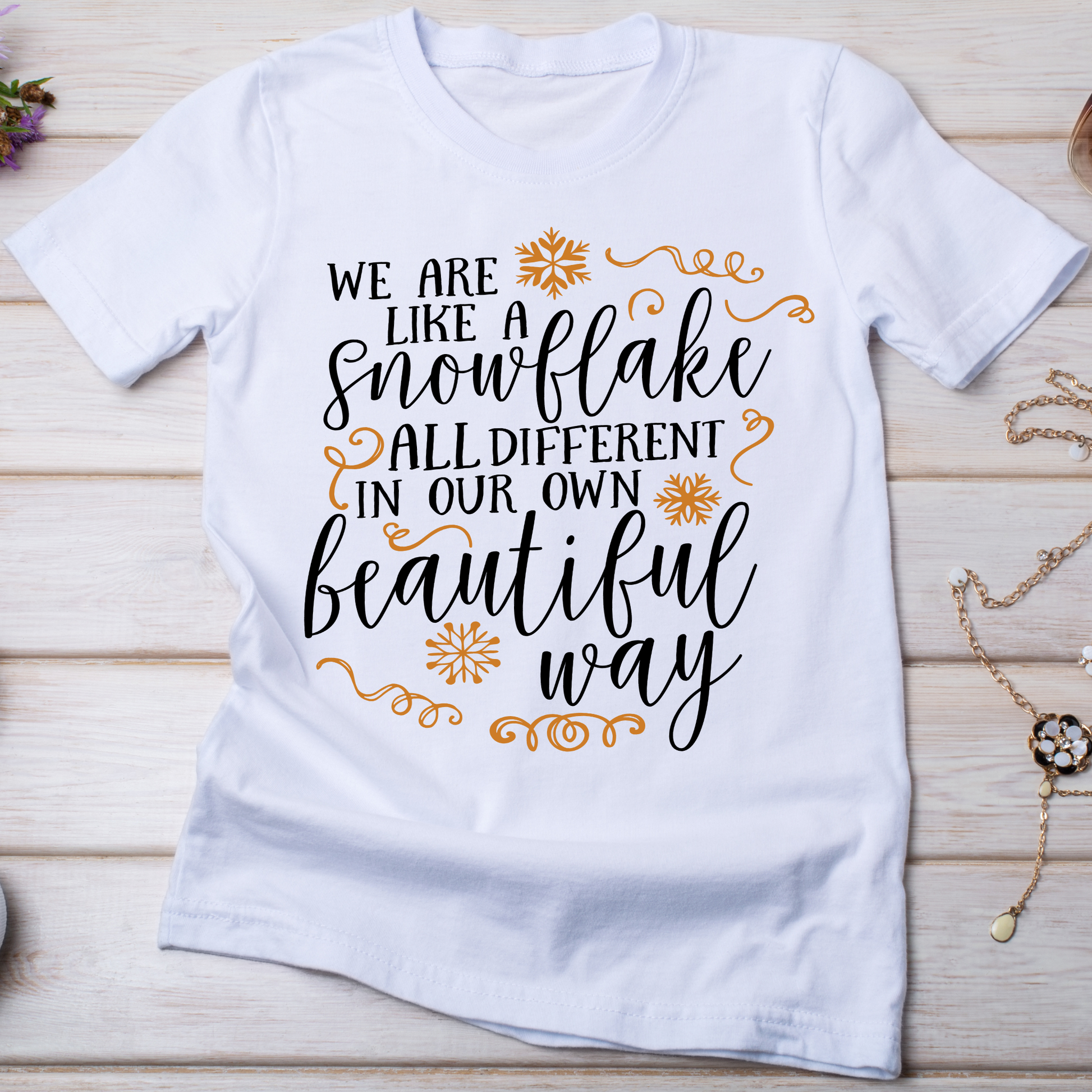 We are like a snowflake all different Women's t-shirt - Premium t-shirt from Lees Krazy Teez - Just $19.95! Shop now at Lees Krazy Teez