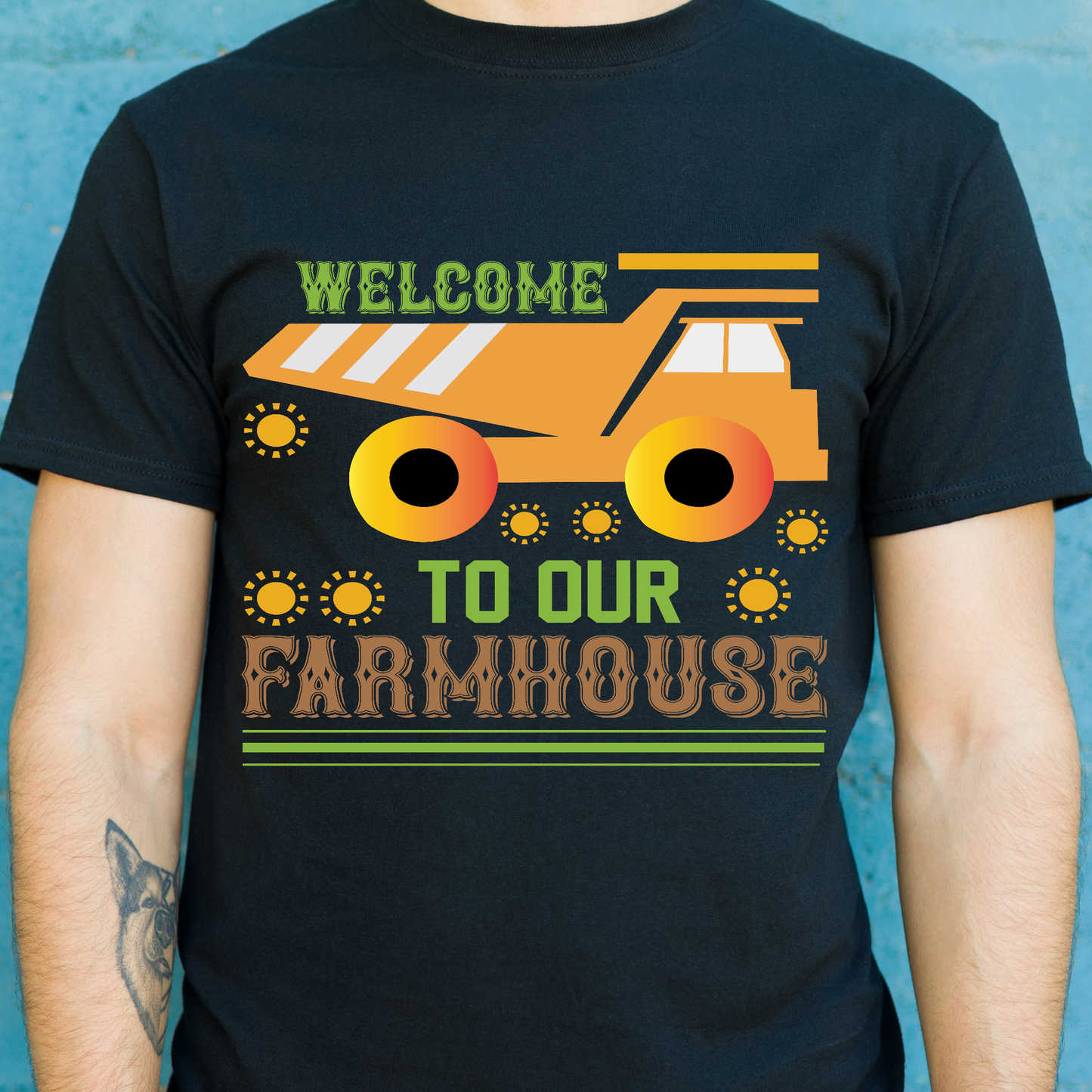 Welcome to our farmhouse Men's farm t-shirt - Premium t-shirt from Lees Krazy Teez - Just $21.95! Shop now at Lees Krazy Teez
