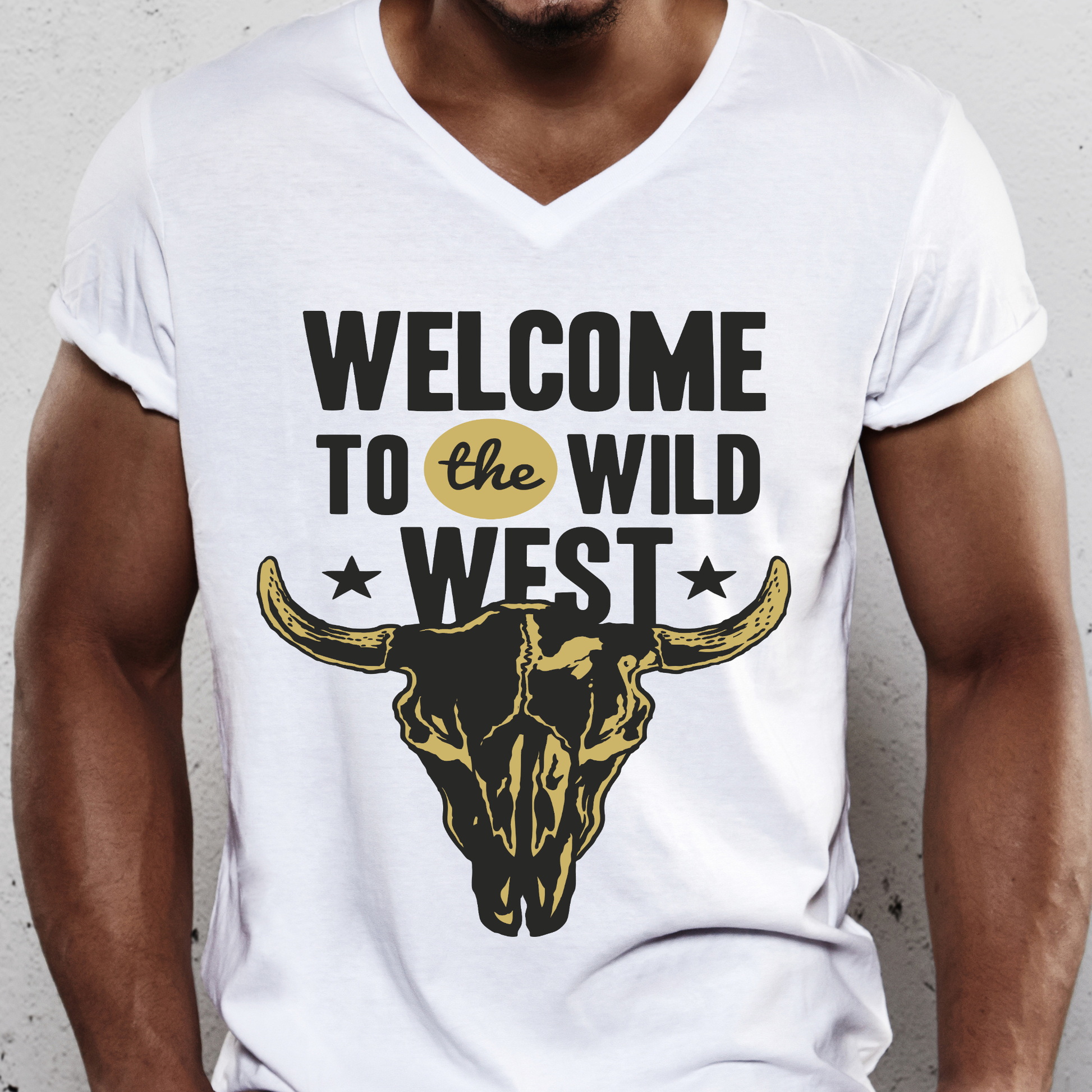 Welcome to the wild west Men's tshirt - Premium t-shirt from Lees Krazy Teez - Just $19.95! Shop now at Lees Krazy Teez