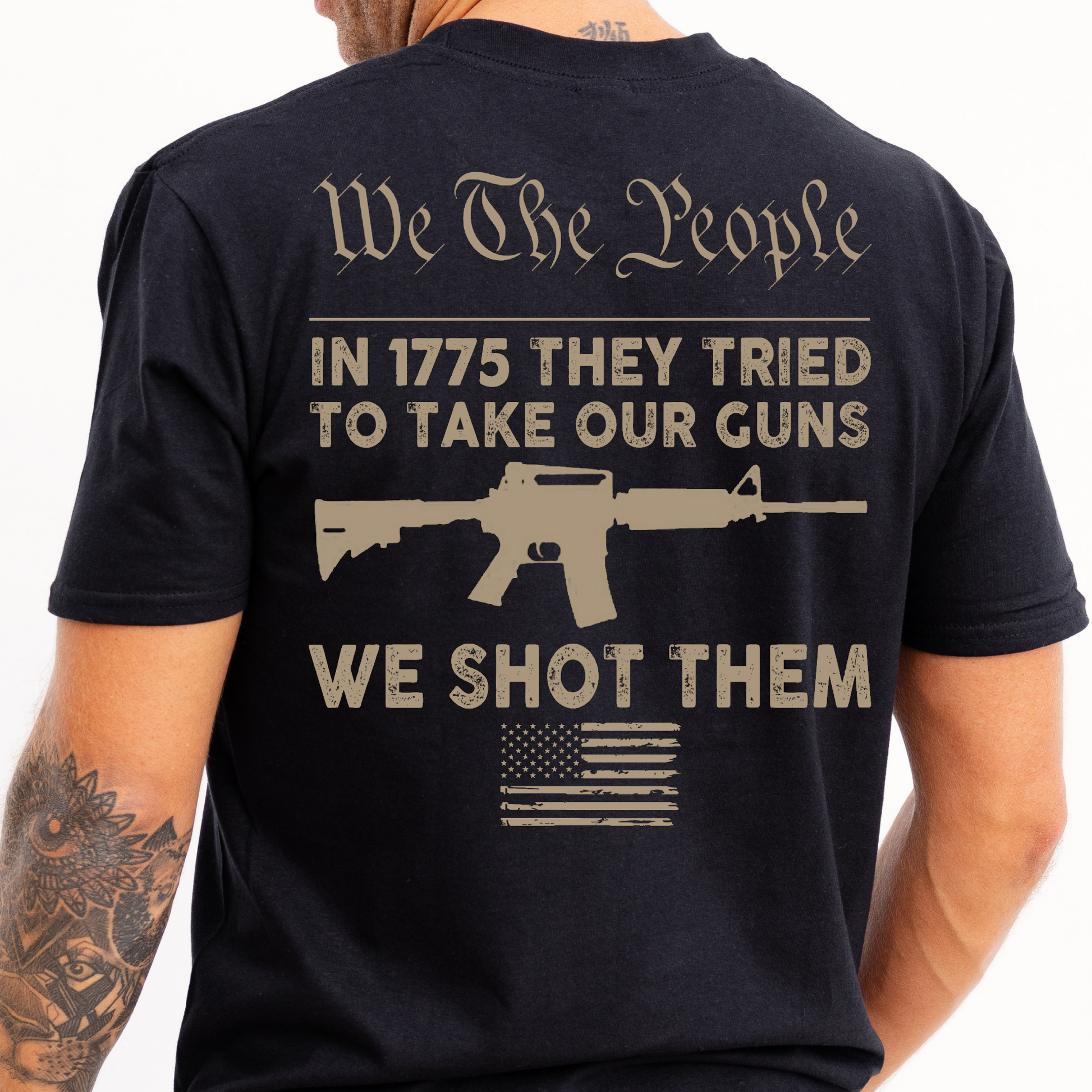 We the People in 1775 they tried to take our guns t-shirt - Premium t-shirt from Lees Krazy Teez - Just $17.95! Shop now at Lees Krazy Teez