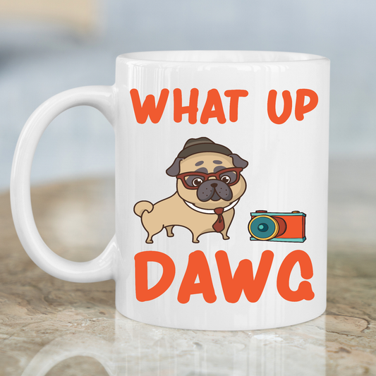What up dawg animal awesome Mug - Premium mugs from Lees Krazy Teez - Just $24.95! Shop now at Lees Krazy Teez