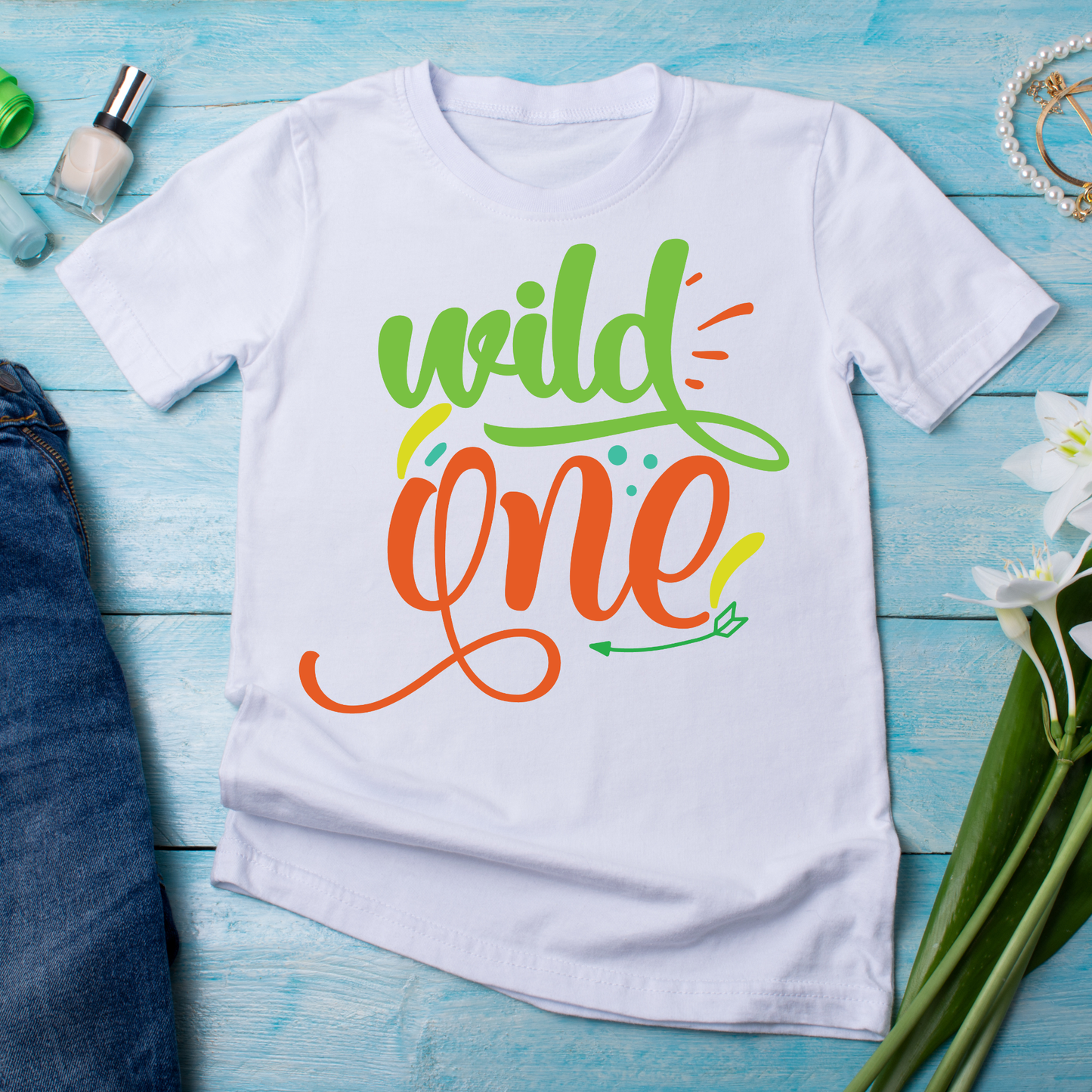 Wild one sayings and quotes - Women's awesome t-shirt - Premium t-shirt from Lees Krazy Teez - Just $21.95! Shop now at Lees Krazy Teez