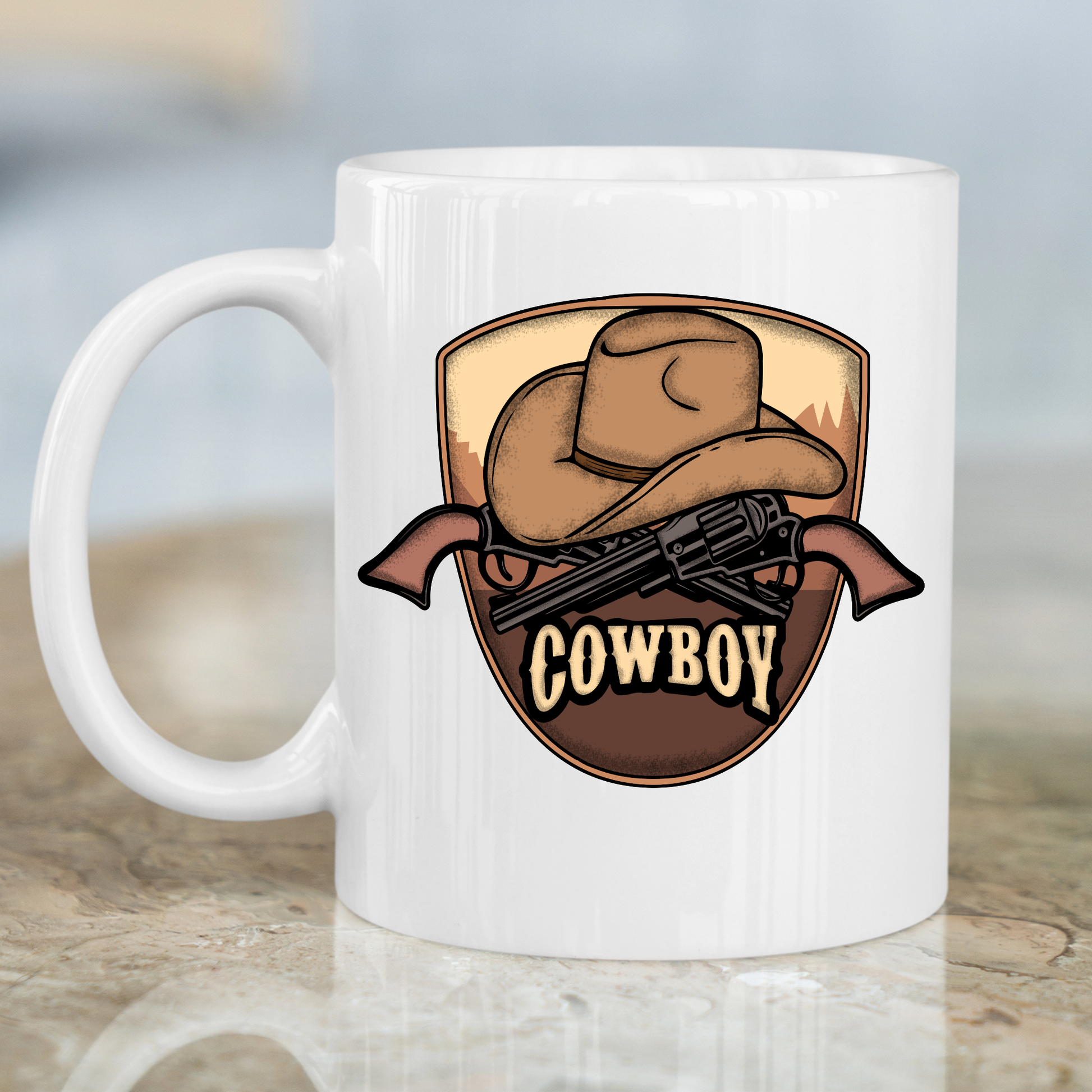 Wild west western cowboy awesome Mug - Premium mugs from Lees Krazy Teez - Just $24.95! Shop now at Lees Krazy Teez