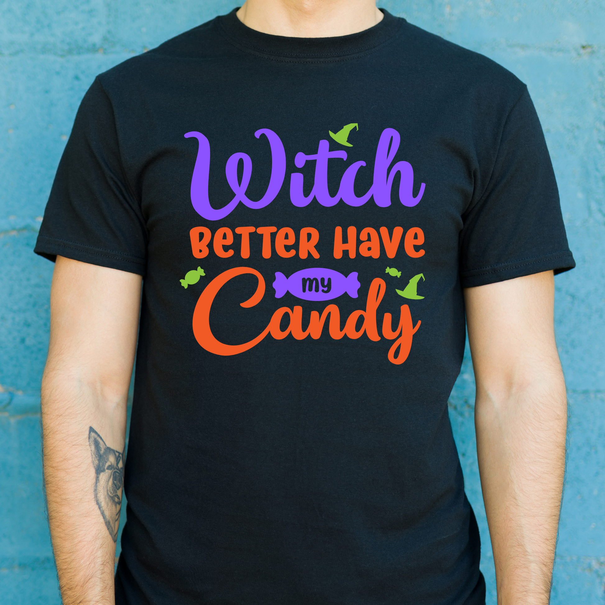 Witch better have my candy -  Men's funny Halloween t-shirt - Premium t-shirt from Lees Krazy Teez - Just $19.95! Shop now at Lees Krazy Teez