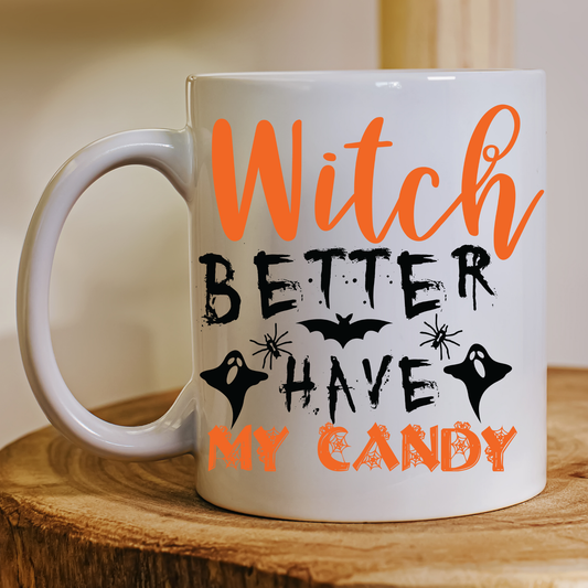 Witch better have my candy funny Halloween Mug - Premium mugs from Lees Krazy Teez - Just $24.95! Shop now at Lees Krazy Teez