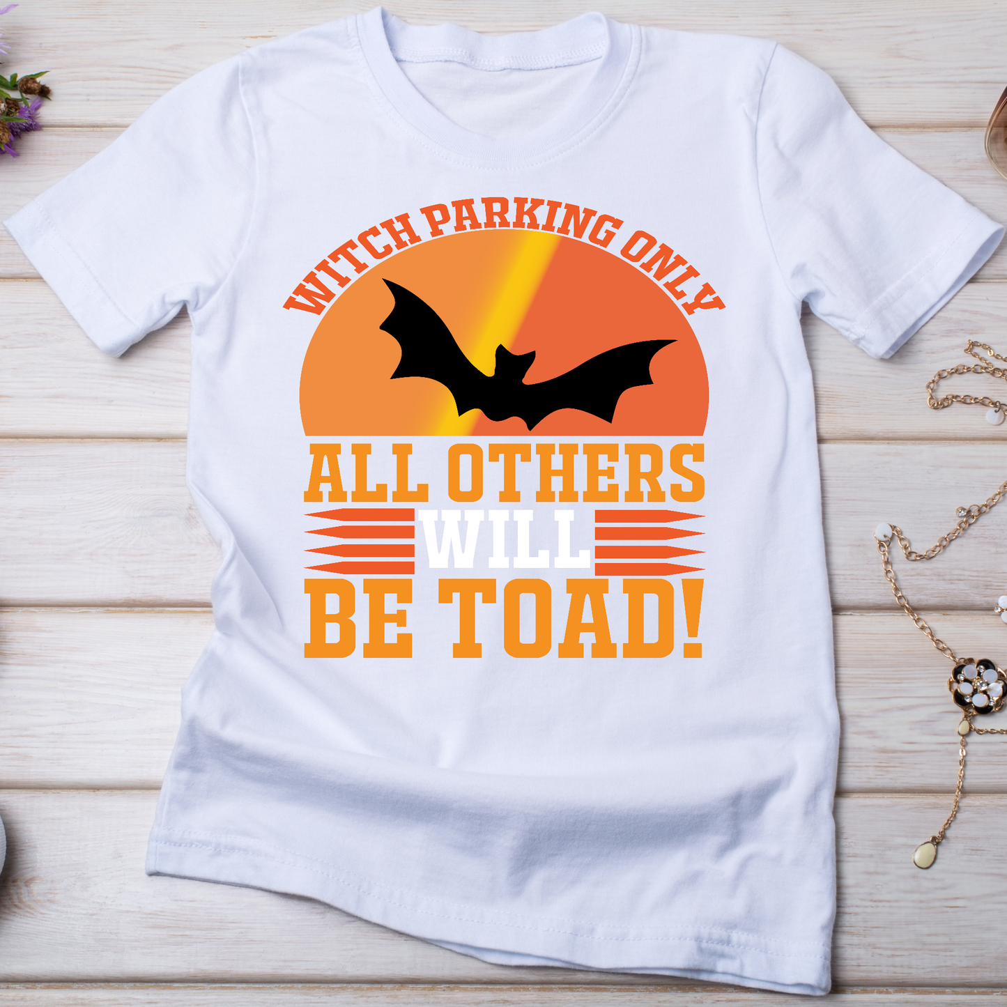 Witch parking only all others will be toad! - Women's Halloween t-shirt - Premium t-shirt from Lees Krazy Teez - Just $21.95! Shop now at Lees Krazy Teez