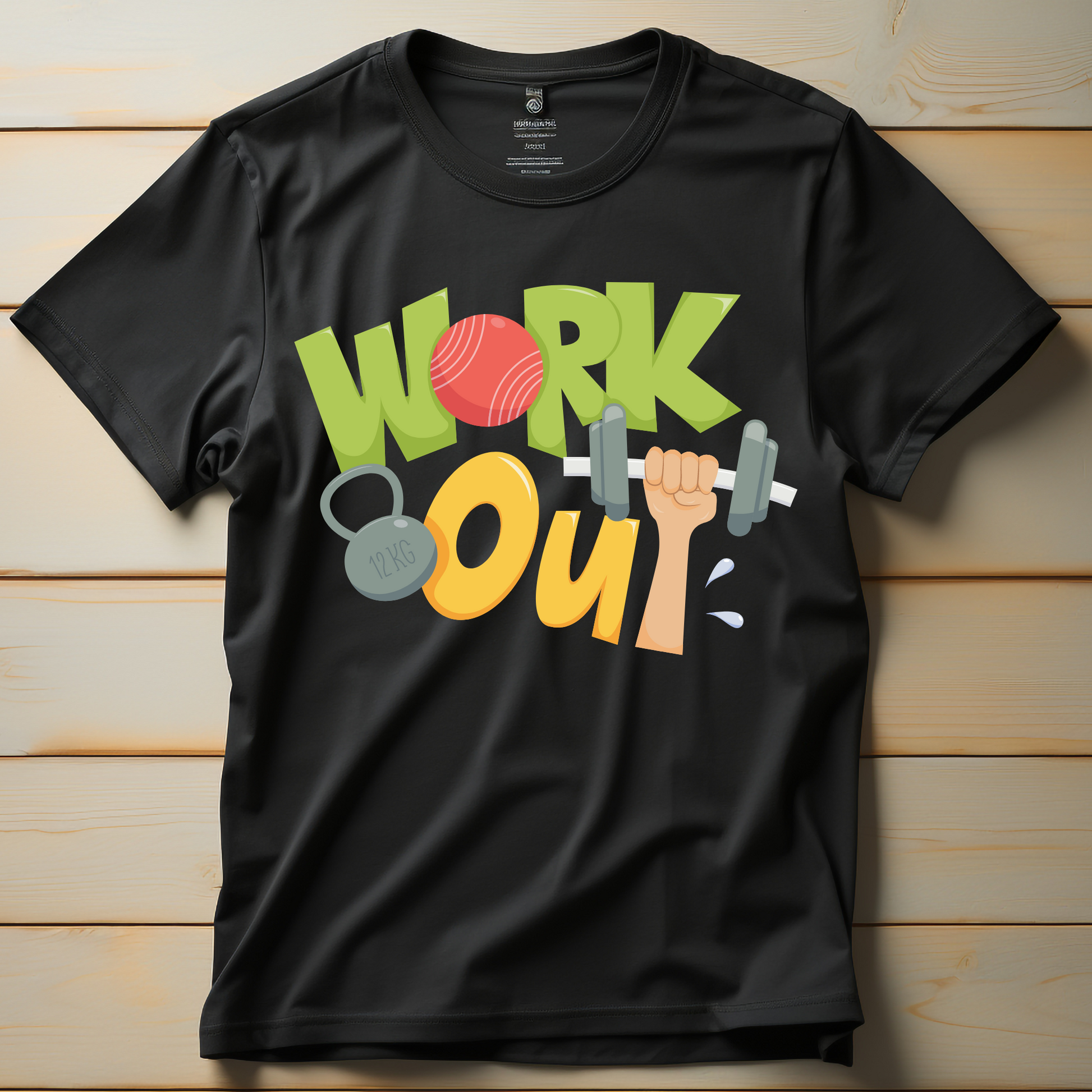 Work out exercise motivation cool work exercise shirt - Premium t-shirt from Lees Krazy Teez - Just $21.95! Shop now at Lees Krazy Teez