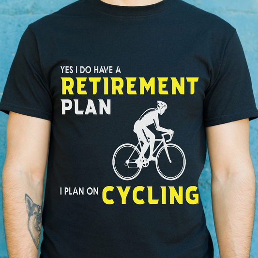 Yes i do have a retirement plan Men's bicycle t-shirt - Premium t-shirt from Lees Krazy Teez - Just $19.95! Shop now at Lees Krazy Teez