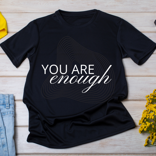 You are enough awesome self love - t-shirt for women - Premium t-shirt from Lees Krazy Teez - Just $21.95! Shop now at Lees Krazy Teez