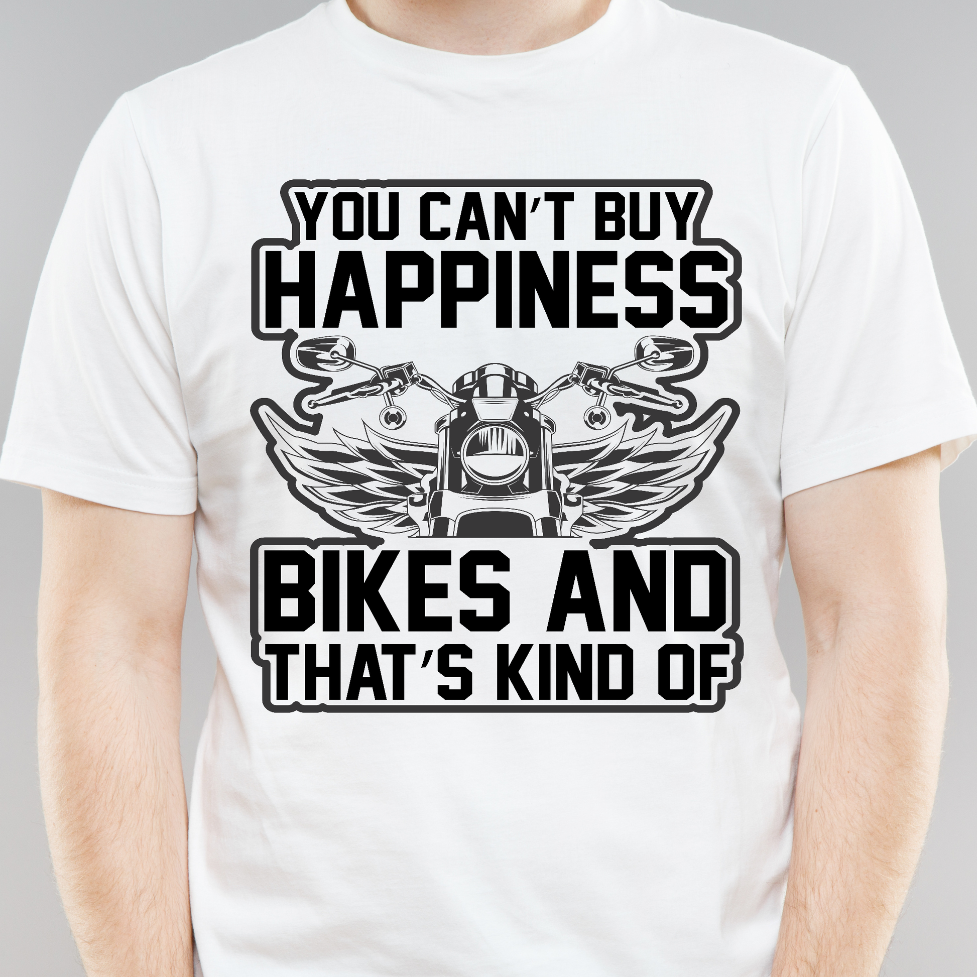 You can't buy happiness bikes and that's kind of Men's t-shirt - Premium t-shirt from Lees Krazy Teez - Just $21.95! Shop now at Lees Krazy Teez