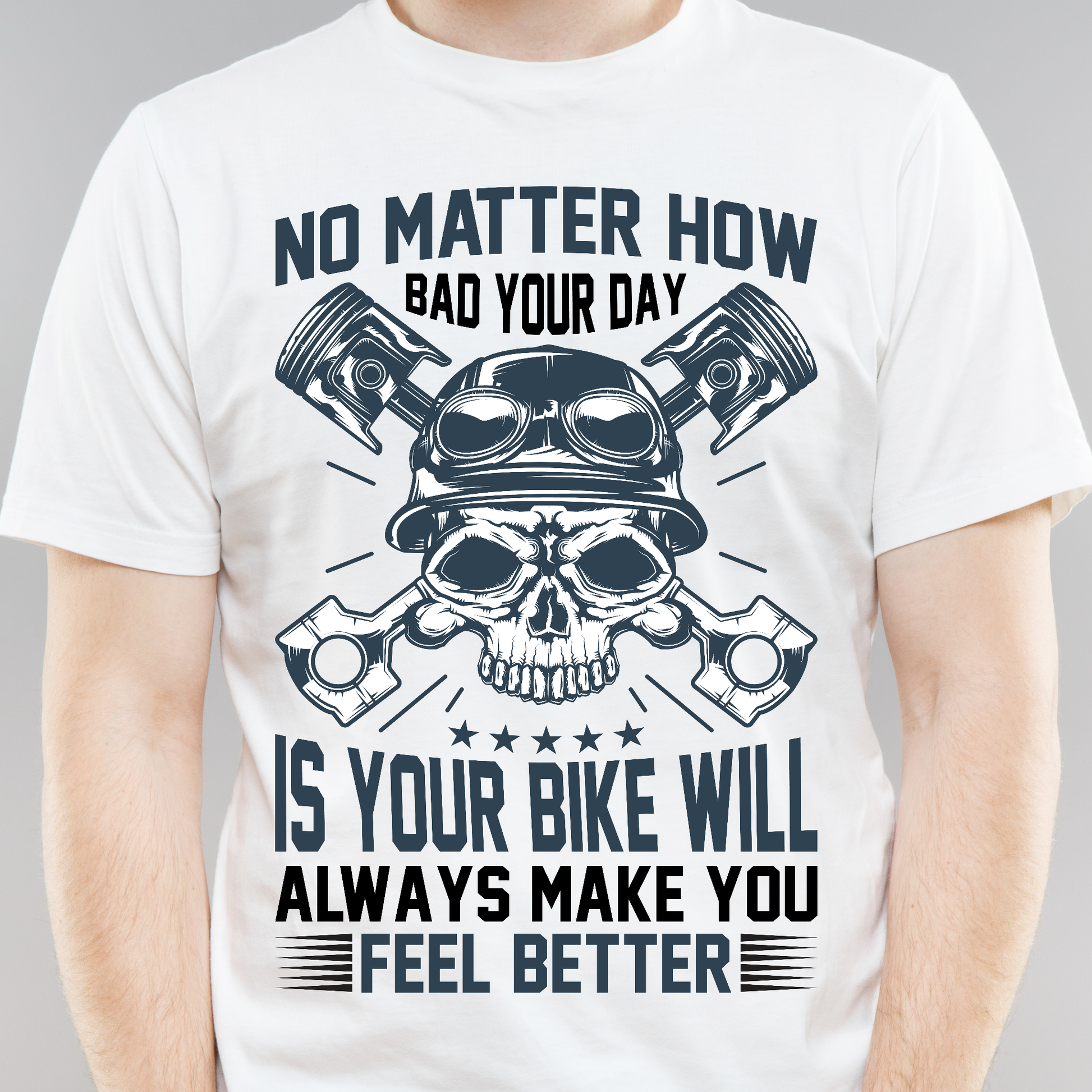 Your bike will always make you feel better motorcycle Men's t-shirt - Premium t-shirt from Lees Krazy Teez - Just $21.95! Shop now at Lees Krazy Teez