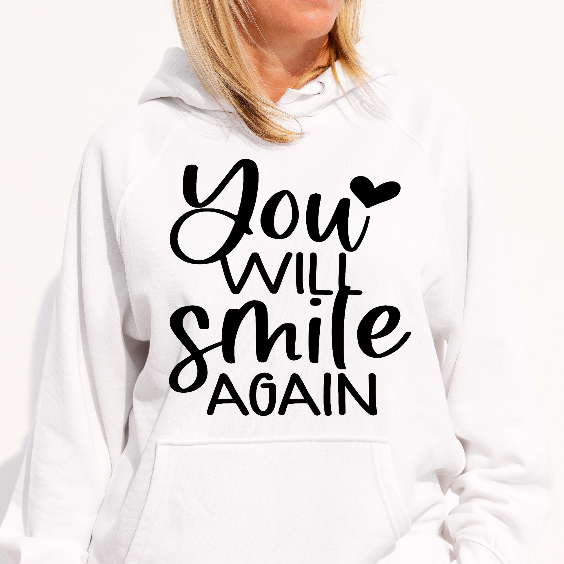 You will smile again Women's Hoodie - Premium t-shirt from Lees Krazy Teez - Just $39.95! Shop now at Lees Krazy Teez