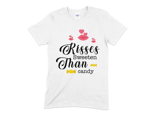 Kisses sweeten than candy t-shirt - Premium t-shirt from MyDesigns - Just $18.95! Shop now at Lees Krazy Teez