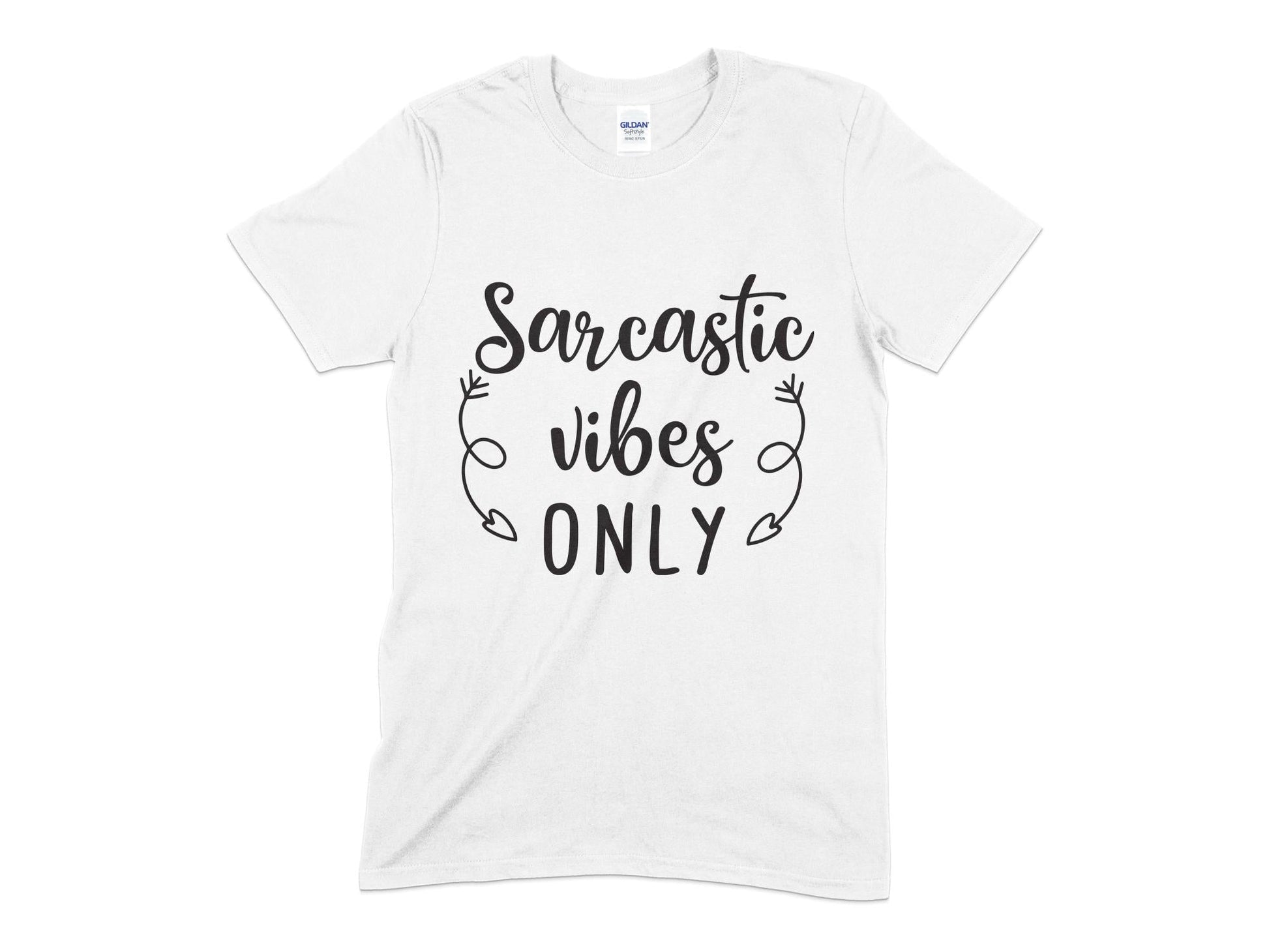 Sarcastic Vibes Only t-shirt - Premium t-shirt from MyDesigns - Just $19.95! Shop now at Lees Krazy Teez