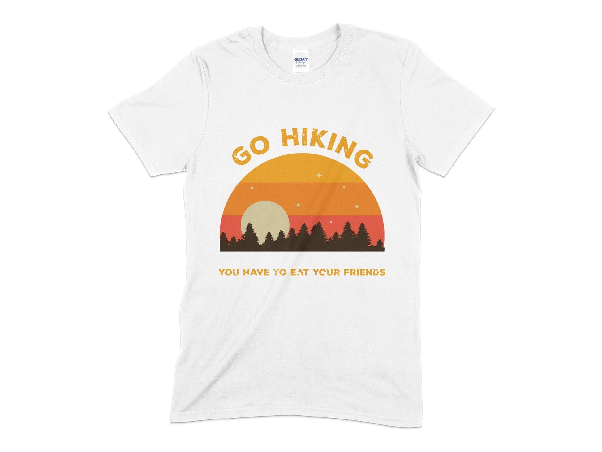 Go hiking worst case scenario your have to eat your friends hiking tee - Premium t-shirt from MyDesigns - Just $21.95! Shop now at Lees Krazy Teez