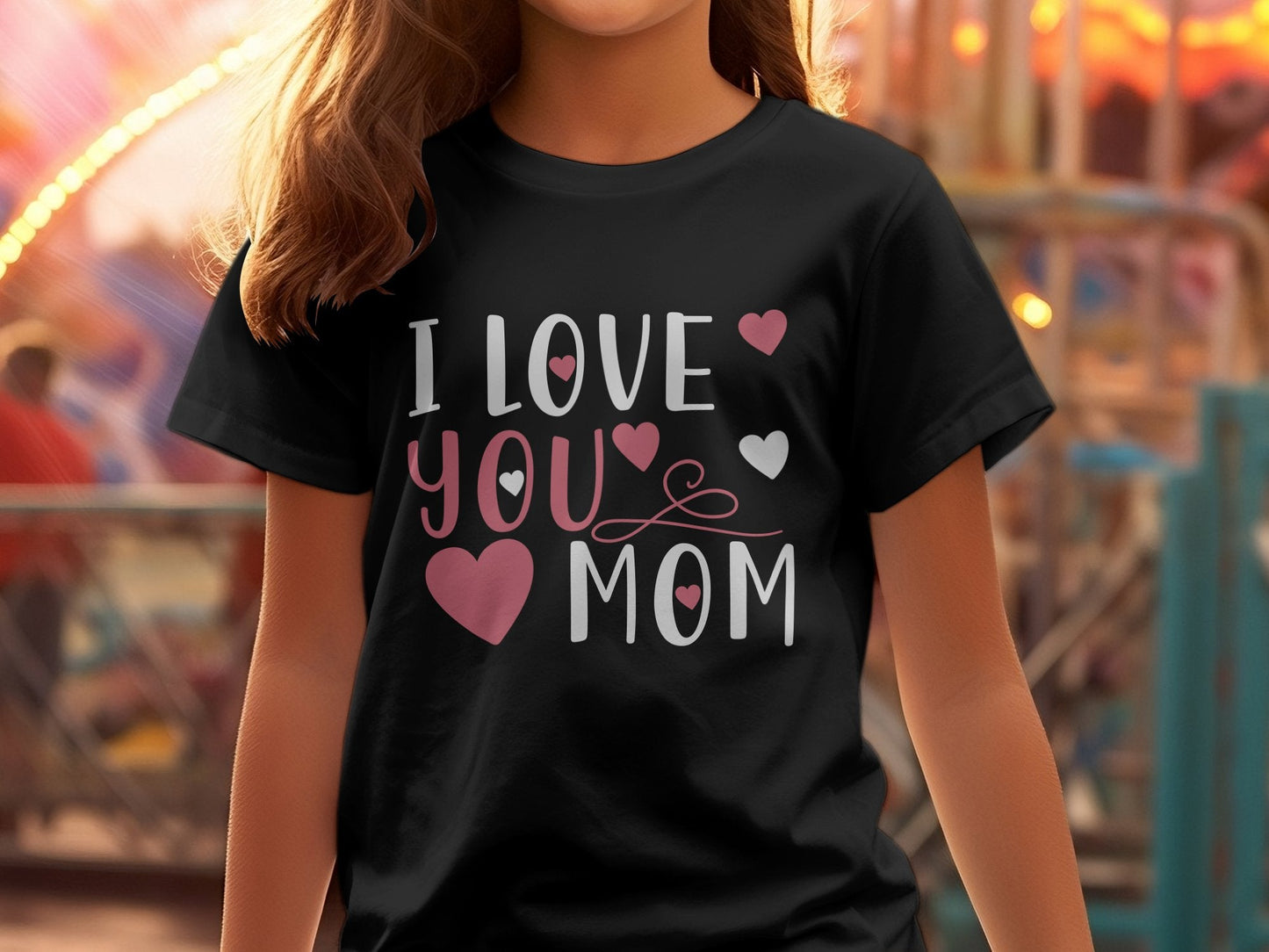 I love you Mom mothers awesome women's tee - Premium t-shirt from MyDesigns - Just $21.95! Shop now at Lees Krazy Teez