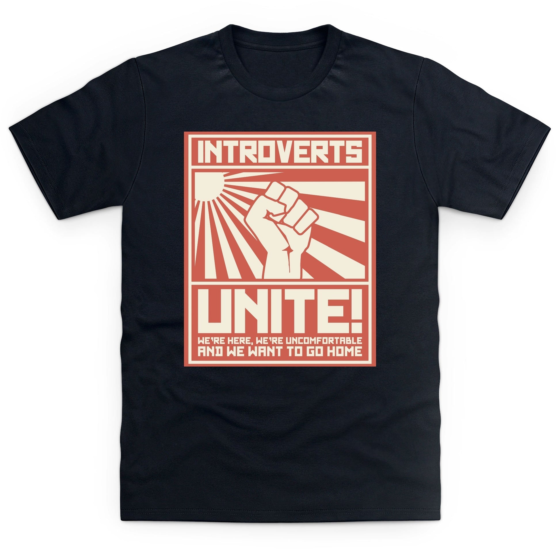 Introverts Unite awesome T Shirt - Premium t-shirt from MyDesigns - Just $19.95! Shop now at Lees Krazy Teez