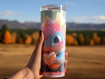 Cute monster bat tumbler wrap 20oz skinny tumbler - Premium tumbler from MyDesigns - Just $26.95! Shop now at Lees Krazy Teez