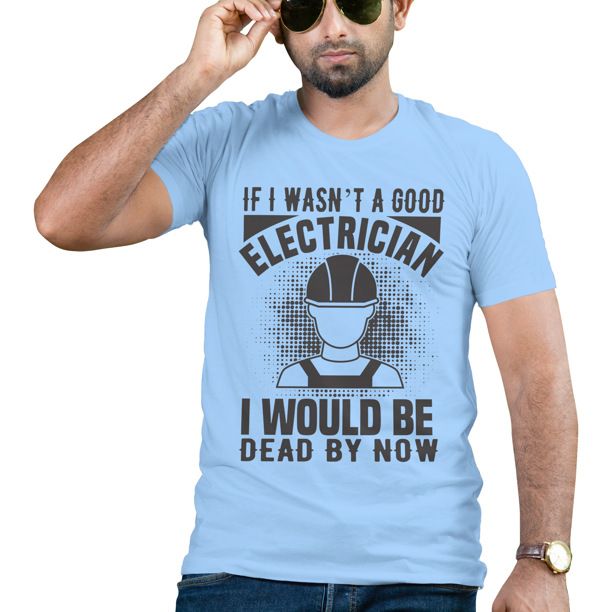 If i wasnt a good electrician i would be dead by now - Premium t-shirt from MyDesigns - Just $19.95! Shop now at Lees Krazy Teez